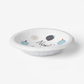 一不気味つ |誕生日の食器 | Blue Pumpkin ペーパーボウル (傾斜あり)