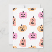 一不気味つ |誕生日タイムカプセルのメモ |ピンク ノートカード (裏面)