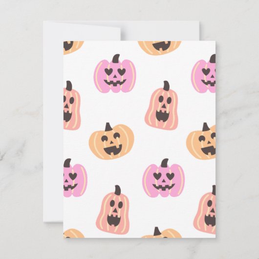 一不気味つ |誕生日タイムカプセルのメモ |ピンク ノートカード (裏面)