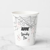 一不気味つ | 1stバースデーカップ |ピンクの幽霊 紙コップ (裏面)