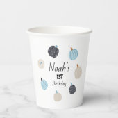 一不気味つ | 1stバースデーカップ | Blue Pumpkin 紙コップ (裏面)