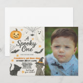一不気味人 | 誕生日ハロウィーン 招待状 (正面/裏面)