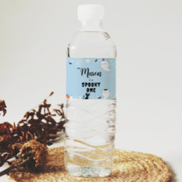 一不気味幽霊誕生日パーティーウォーターボトルラベル ペットボトルラベル