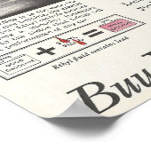 一九三二Adエチルガス ポスター (角)