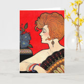 一九二五女 カード (黄色い花)