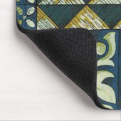 一九五〇年ハワイアン織物 マウスパッド (コーナー)