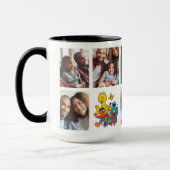 一二三セサミストリート |パパ写真コラージュ マグカップ (左)