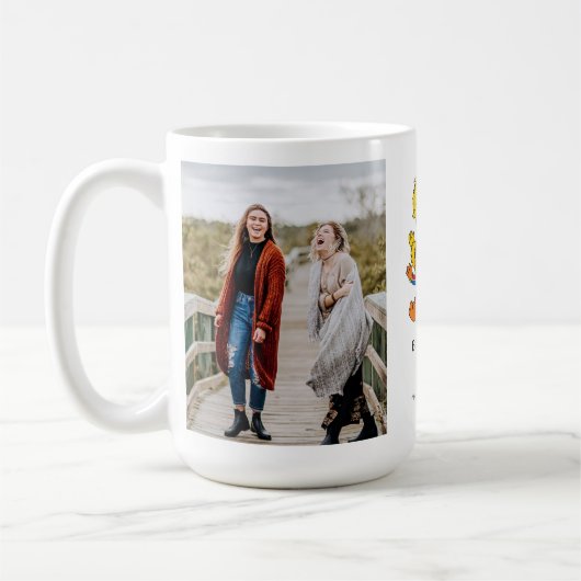 一二三セサミストリート |友最高のだち – 写真 コーヒーマグカップ (左)