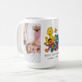 一二三セサミストリート |最高のパパ – 写真 コーヒーマグカップ (正面左)