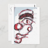 一人きりで暗闇の中に ポストカード (正面/裏面)