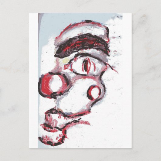 一人きりで暗闇の中に ポストカード (正面)