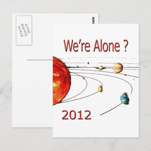 一人だけだ ポストカード (正面/裏面)