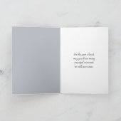 一人だけのスワンの誕生日 カード (内部)