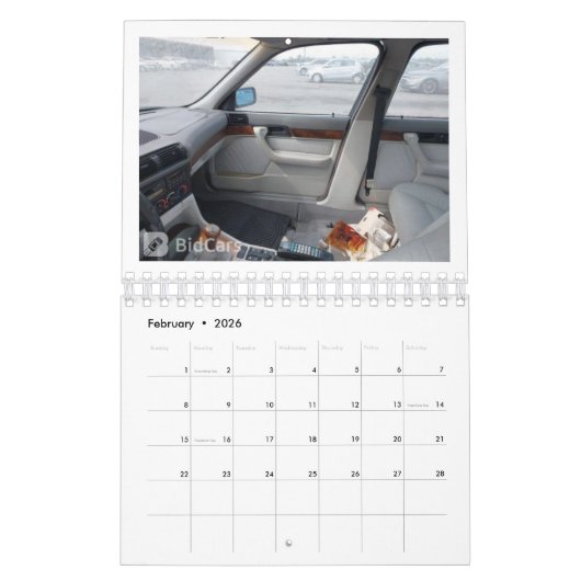 一人だ！ カレンダー (2月 2026)