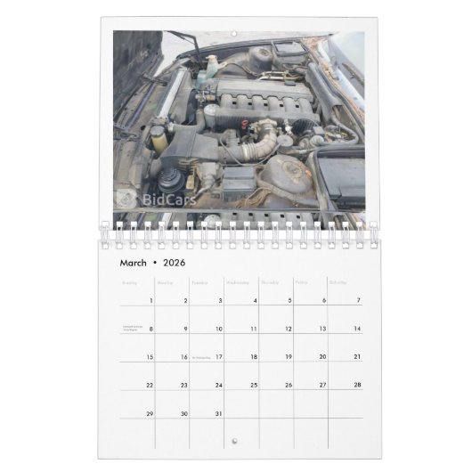 一人だ！ カレンダー (3月 2026)