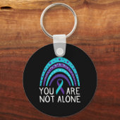 一人では自殺認識度精神衛生ではない キーホルダー (正面)