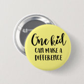 一人で世界を変えられる 缶バッジ (正面&裏面)