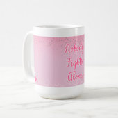 一人で戦う人はいない コーヒーマグカップ (正面左)