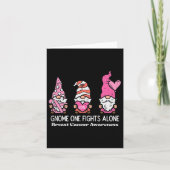 一人で戦う癌格言女性男性認識度 カード (正面)