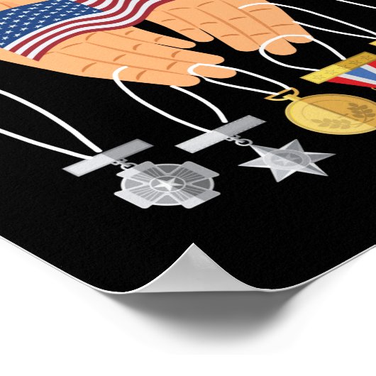 一人で戦う退役軍人はいない ポスター (角)