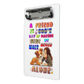 一人で歩かないよう神々に頼む ミニクリップボード (アングル2)