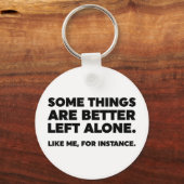 一人で良い事が離れある。私のように キーホルダー (正面)