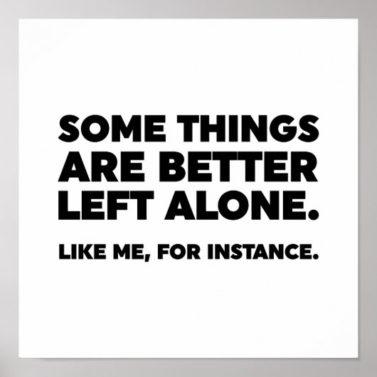 一人で良い事が離れある。私のように ポスター (正面)