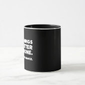 一人で良い事が離れある。私のように マグカップ (中央)