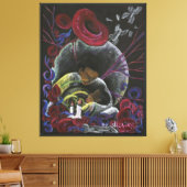 一人で苦しむことが必要 – 鎌状赤血球痛認識度 キャンバスプリント (インサイチュ (リビング))