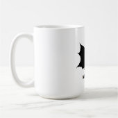 一人で葉を落とす コーヒーマグカップ (左)