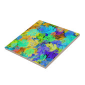 一人で葉を落とす。 タイル (側面)