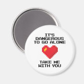 一人で連れて行くのは危険だ マグネット (正面/裏面)
