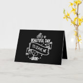 一人で過ごすなんて美しい日だ カード (黄色い花)