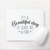 一人で過ごす美しい離れ日だ マウスパッド (マウス)