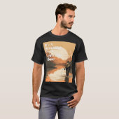 一人で過ごす美しい離れ日だ Tシャツ (正面フル)