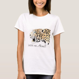 一人で離れ私を見て!!T-シャツ Tシャツ