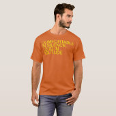 一人で静かに心地よい Tシャツ (正面フル)