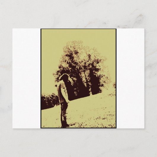 一人で ポストカード (正面)