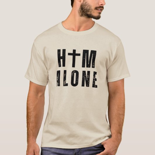 一人で。基本ダークTシャツ Tシャツ (正面)
