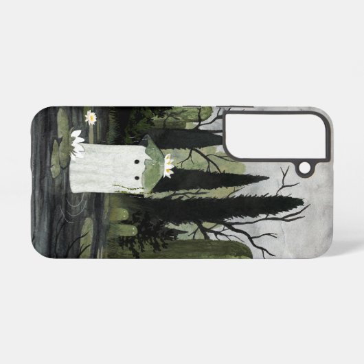 一人で SAMSUNG GALAXYケース (裏面横)