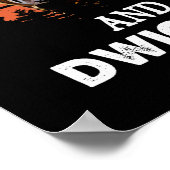 一人でYoakamのレトロをドワイトする必聞要がある ポスター (角)