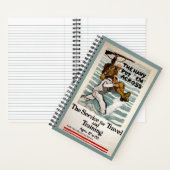 一人の兵士を肩運に乗せながら歩く船員 ノートブック (内側)