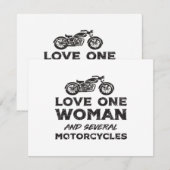 一人の女性と何台ものバイクを愛する エッセンシャル セーブザデート (正面/裏面)