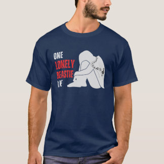 一人の孤独なビーチ Tシャツ