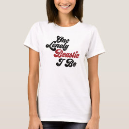 一人の寂しいビーチだ。 Tシャツ