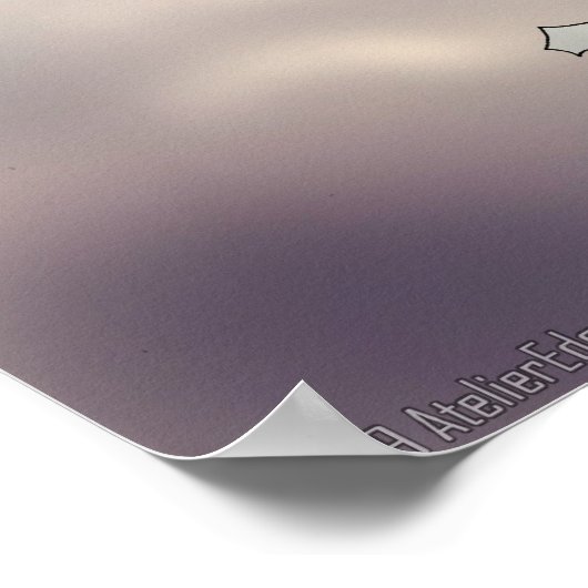 一人の戦士が空を見ている ポスター (角)