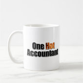 一人の熱心な会計士 コーヒーマグカップ (左)