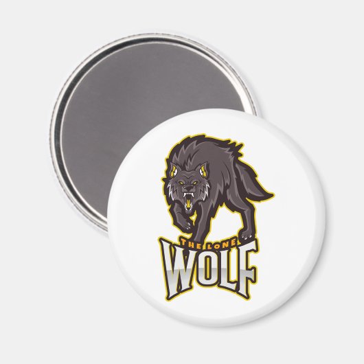 一人の狼 マグネット (正面/裏面)