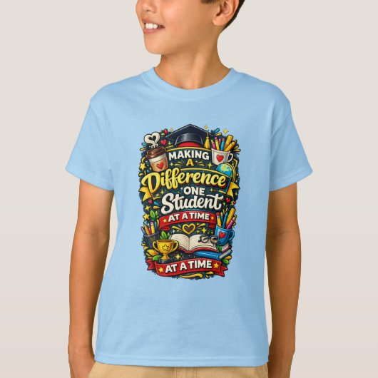 一人の生徒ずつを変える Tシャツ (正面)