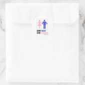 一人の男と一人の女 ラウンドシール (バッグ)